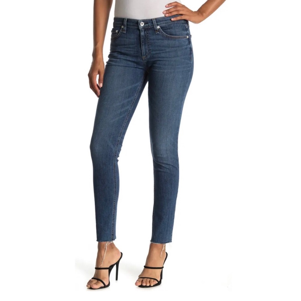 Rag & bone Cate Raw Edge Skinny Jeans